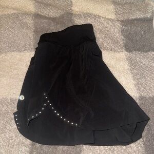 Lululemon black fast and free shorts